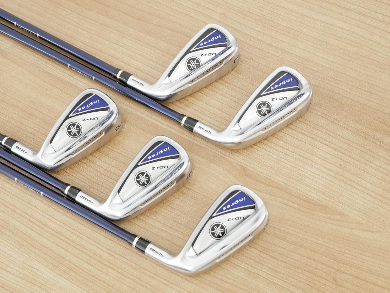 Iron set : Yamaha : ชุดเหล็ก Yamaha Inpres UD+2 (ออกปี 2019 ตีไกลที่สุด ไกลกว่าเหล็กทั่วไป 2 เบอร์ หน้าเด้ง COR 0.822) มีเหล็ก 6-Pw (5 ชิ้น) ก้านกราไฟต์ Flex SR