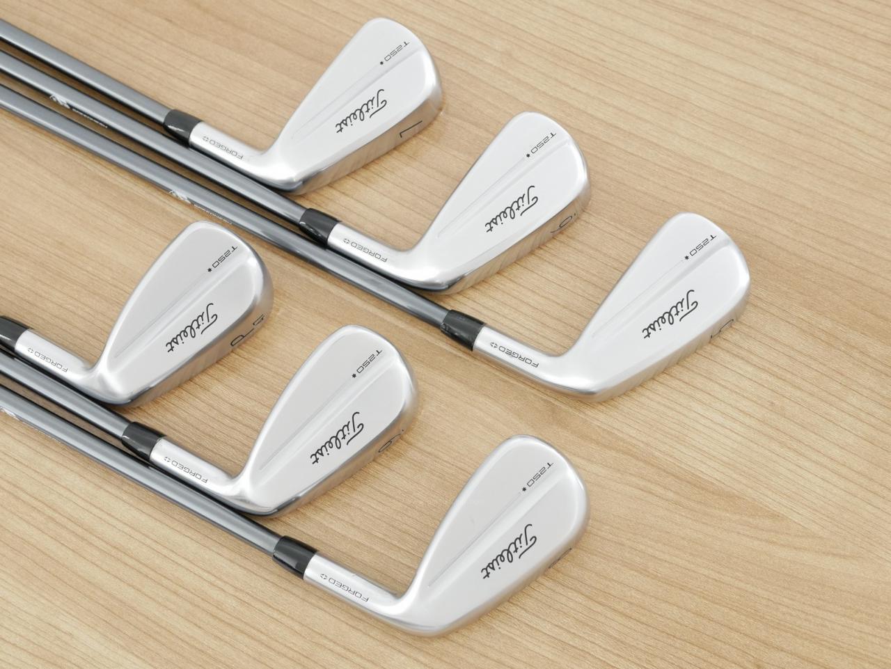 Iron set : Titleist : ชุดเหล็ก Titleist T250 Forged Launch Spec (รุ่นล่าสุด ออกปี 2025 Japan Spec) มีเหล็ก 5-Pw (6 ชิ้น) ก้านกราไฟต์ Mitsubishi MMT 65 Flex R