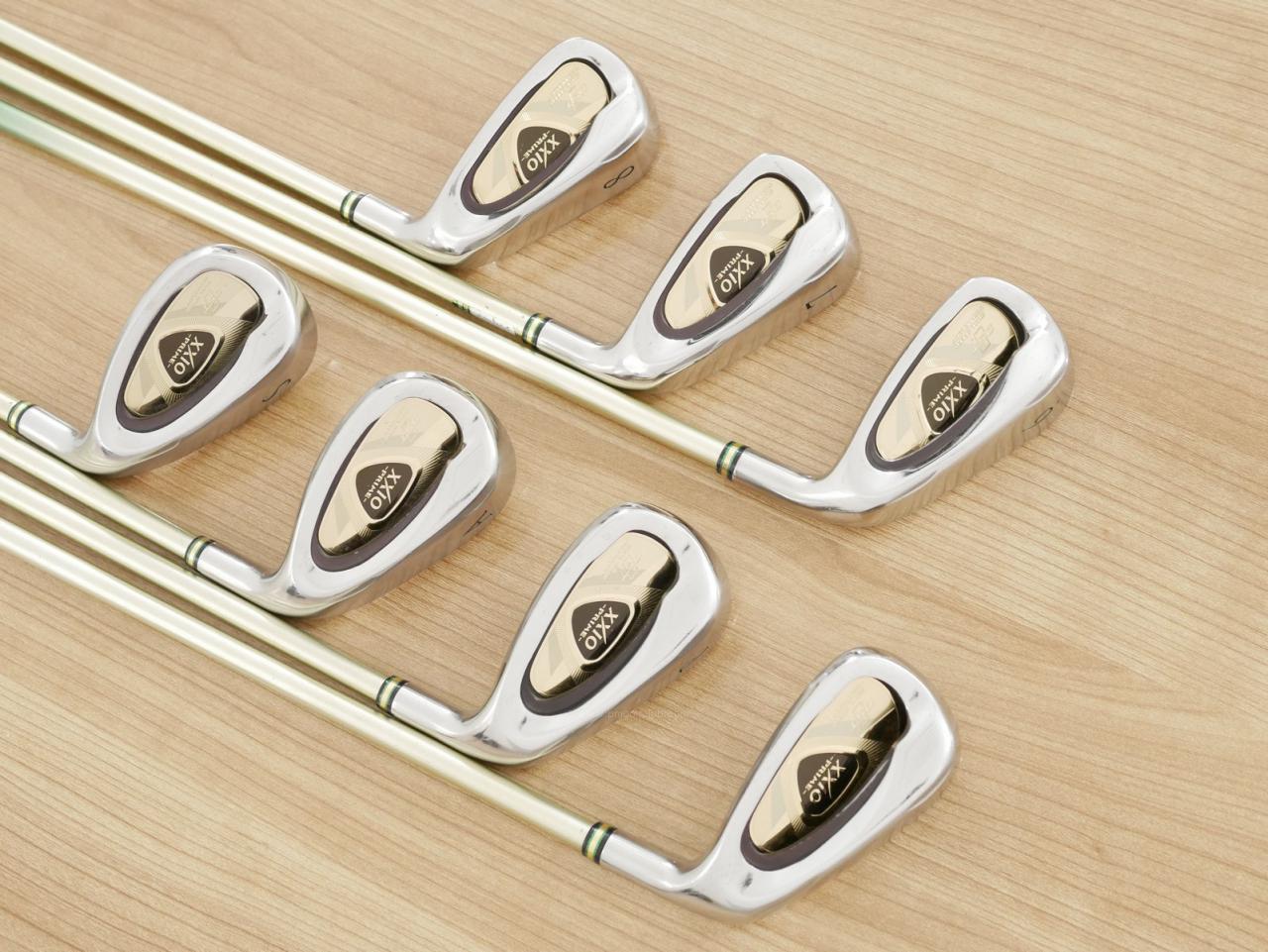 Iron set : XXIO : ชุดเหล็ก XXIO Prime 8 (รุ่นท๊อปสุด ออกปี 2015 ตีง่าย ไกล) มีเหล็ก 6-Pw,Aw,Sw (7 ชิ้น) ก้านกราไฟต์ SP-800 Flex R2