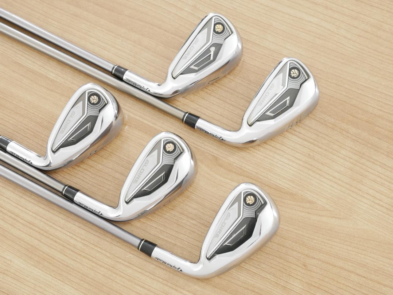 Iron set : Taylormade : ชุดเหล็ก Taylormade Gloire (รุ่นท๊อปสุด Japan Spec. ใบใหญ่ ตีง่าย ไกล) มีเหล็ก 6-Pw (5 ชิ้น) ก้านกราไฟต์ Flex S