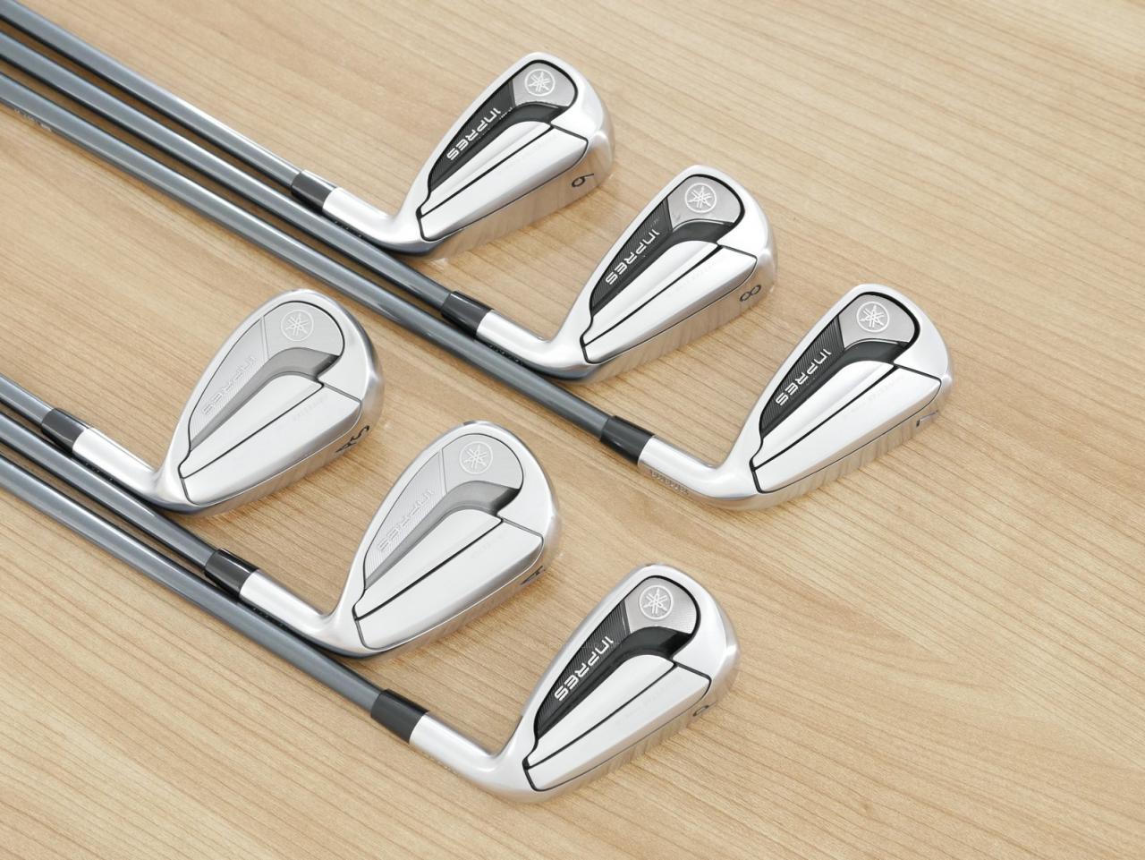 Iron set : Yamaha : ชุดเหล็ก Yamaha Inpres DriveStar Type D (รุ่นล่าสุด ออกปี 2024 ตีไกลที่สุด ไกลกว่าเหล็กทั่วไป 2 เบอร์ หน้าเด้งมากๆ) มีเหล็ก 7-Pw,Aw,As (6 ชิ้น) ก้านกราไฟต์ Fujikura Speeder NX M-425i Flex SR