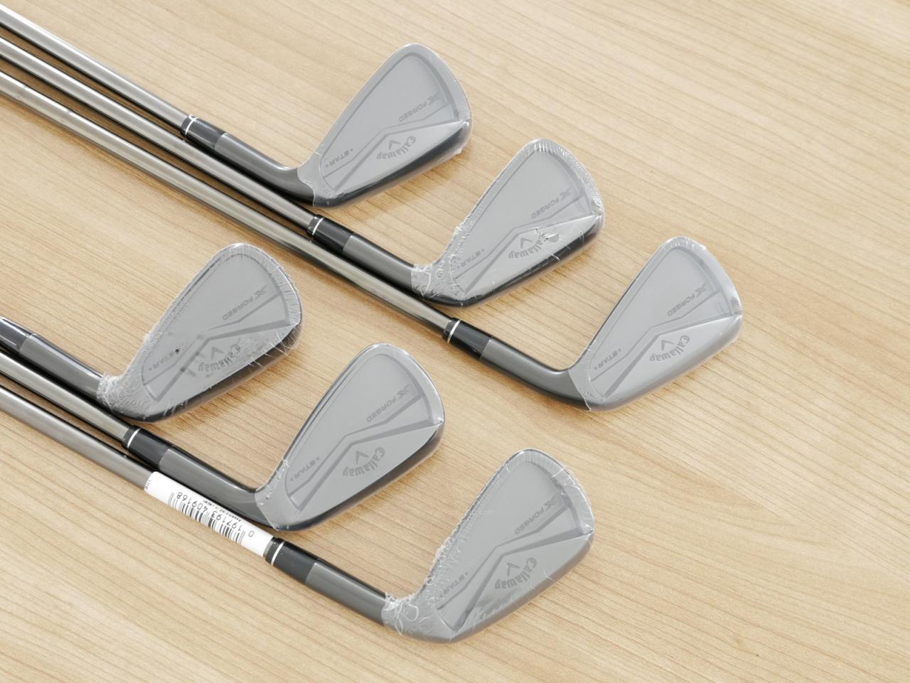 Iron set : Callaway : **ของใหม่ ยังไม่แกะพลาสติก** ชุดเหล็ก Callaway X Forged Star Black Limited (ออกปี 2024 หายากมากๆ) มีเหล็ก 5-Pw (6 ชิ้น) ก้านเหล็ก NS Pro 950 NEO Black Flex S