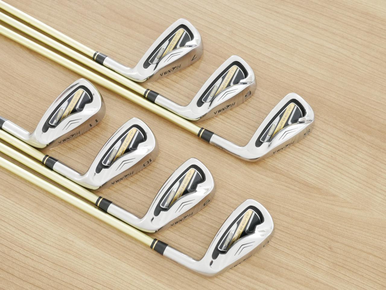 Iron set : Honma : ชุดเหล็ก Honma AMAZING Spec II (หน้าเด้ง โกงองศา ไกลมากๆ) มีเหล็ก 5-11 (7 ชิ้น ระยะเทียบเท่า 4-Pw) ก้าน ARMRQ 6 (45) Flex R (2 ดาว)