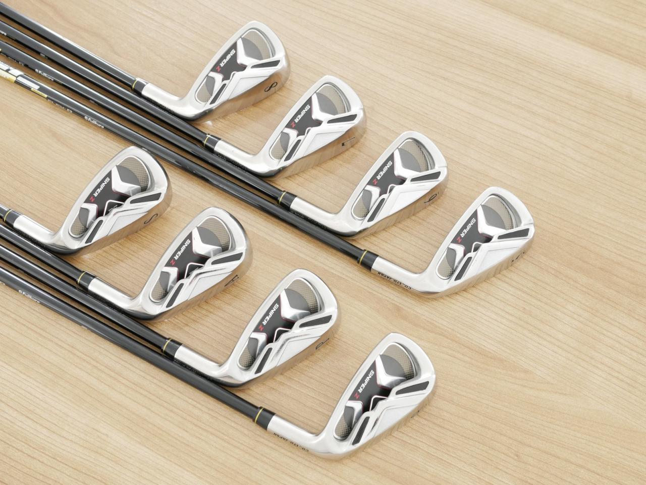 Iron set : Katana : ชุดเหล็ก Katana Sword Sniper Z (ใบใหญ่ ตีง่าย) มีเหล็ก 5-Pw,Aw,Sw (8 ชิ้น) ก้านกราไฟต์ Fujikura Speeder 589 Flex R