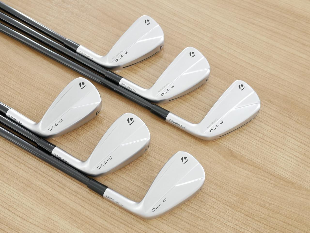Iron set : Taylormade : ชุดเหล็ก Taylormade P770 Forged (รุ่นปี 2023 นุ่ม แน่น)  มีเหล็ก 5-Pw (6 ชิ้น) ก้านกราไฟต์ Mitsubishi Diamana Thump i95 Flex S