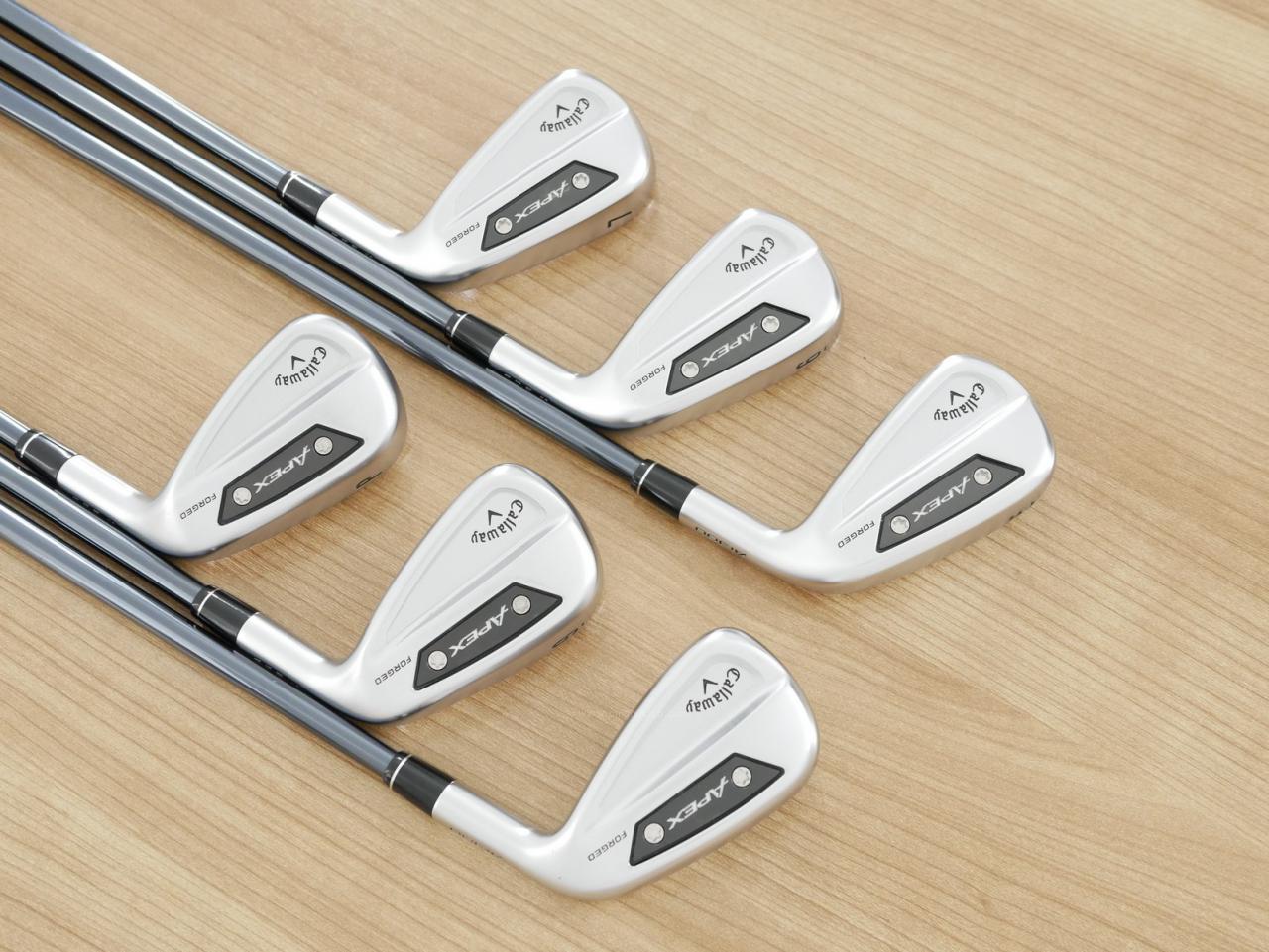 Iron set : Callaway : ชุดเหล็ก Callaway APEX Ai300 Forged (รุ่นล่าสุด ออกปี 2024) มีเหล็ก 5-Pw (6 ชิ้น) ก้านกราไฟต์ UST Mamiya RECOIL DART 5 Flex R