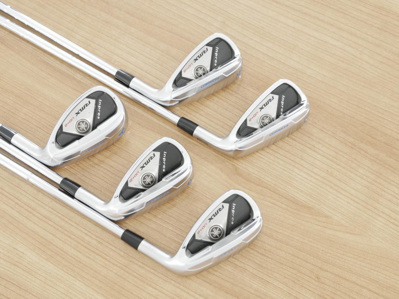 Iron set : Yamaha : ชุดเหล็ก Yamaha Inpres RMX UD+2 (ปี 2017 ตีไกลที่สุด ไกลกว่าเหล็กทั่วไป 2 เบอร์) มีเหล็ก 7-Pw,Aw (5 ชิ้น) ก้านเหล็ก NS Pro RMX 95 Flex S