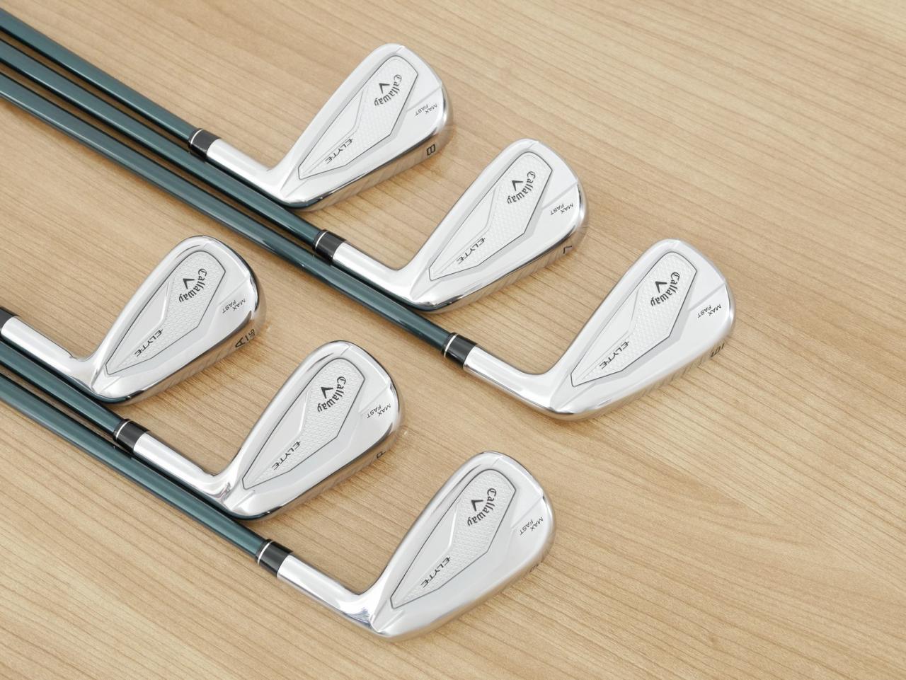 Iron set : Callaway : ชุดเหล็ก Callaway ELYTE Max Fast (รุ่นล่าสุด ออกปี 2025 ตีง่ายมาก ไกล Japan Spec.) มีเหล็ก 6-Pw,Aw (6 ชิ้น) ก้านกราไฟต์ UST Mamiya LINQ 40 Flex R