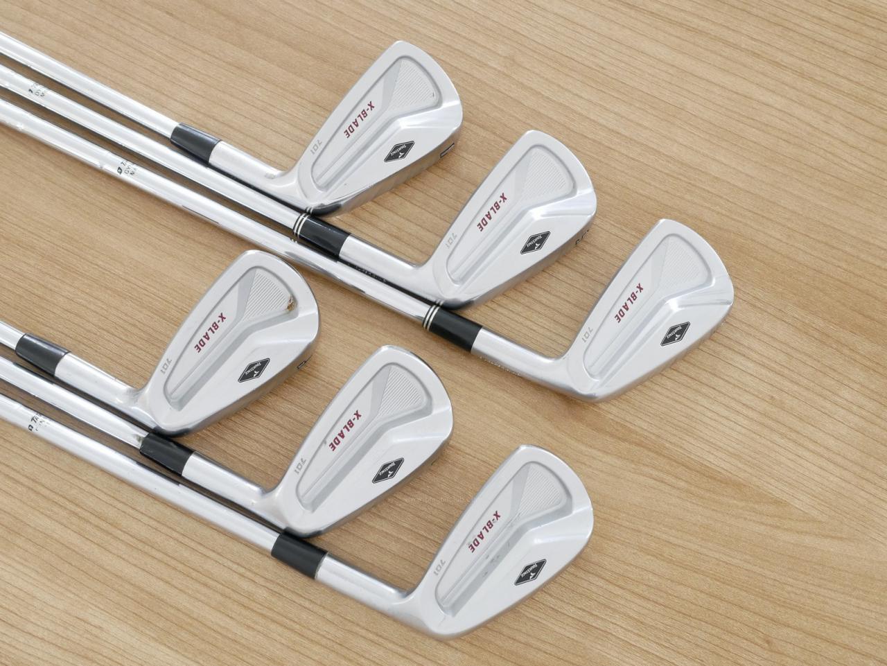 Iron set : Tourstage : ชุดเหล็ก Tourstage X-Blade 701 Forged มีเหล็ก 5-Pw (6 ชิ้น) ก้านเหล็ก Dynamic Gold X100