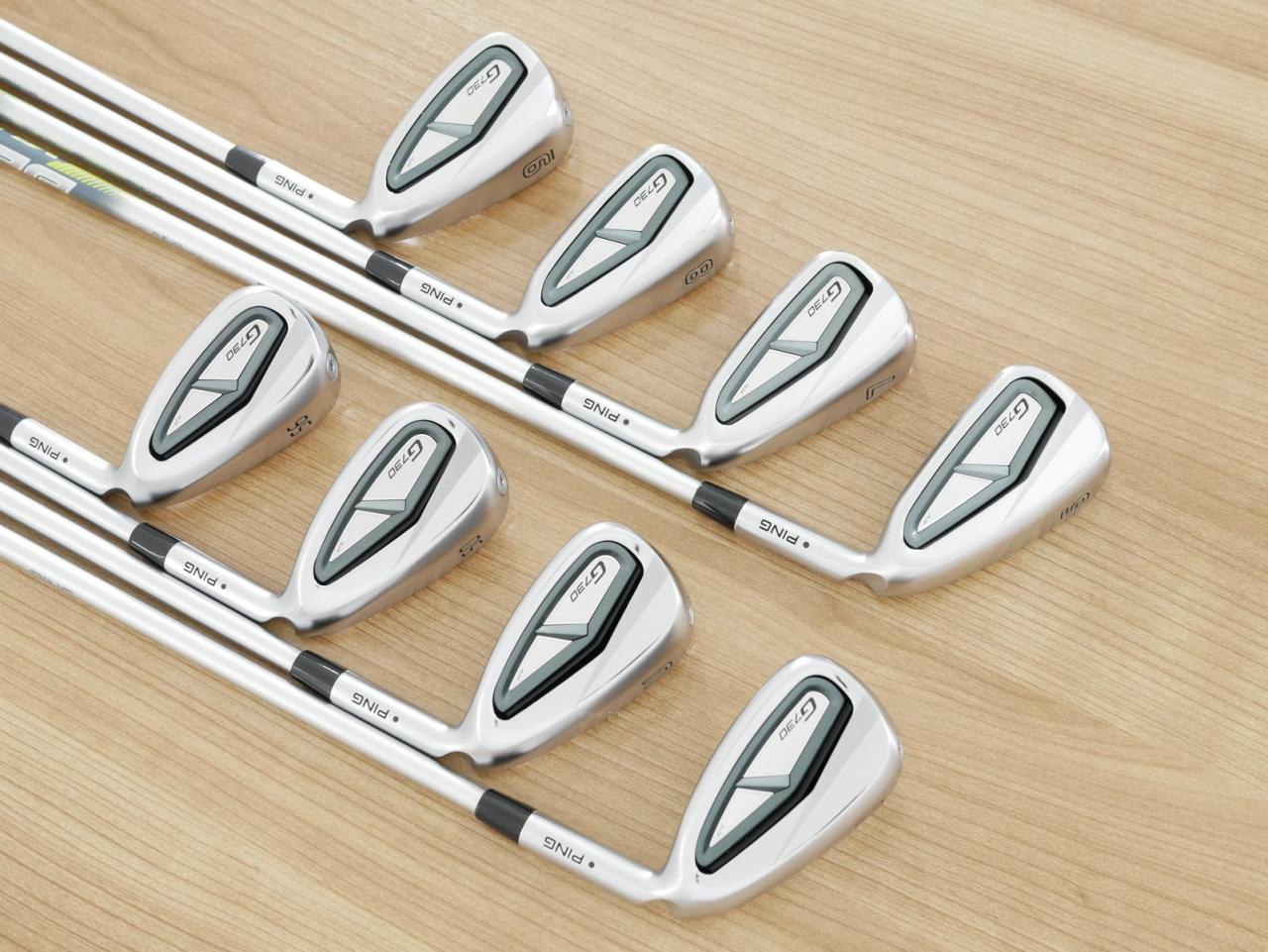 Iron set : Ping : ชุดเหล็ก Ping G730 (รุ่นล่าสุด ปี 2024 Japan Spec. ใบใหญ่ ง่ายที่สุด ไกลที่สุดของ Ping) มีเหล็ก 6-Pw,Aw,50,56 (8 ชิ้น) ก้านกราไฟต์ Fujikura HL45 Flex R