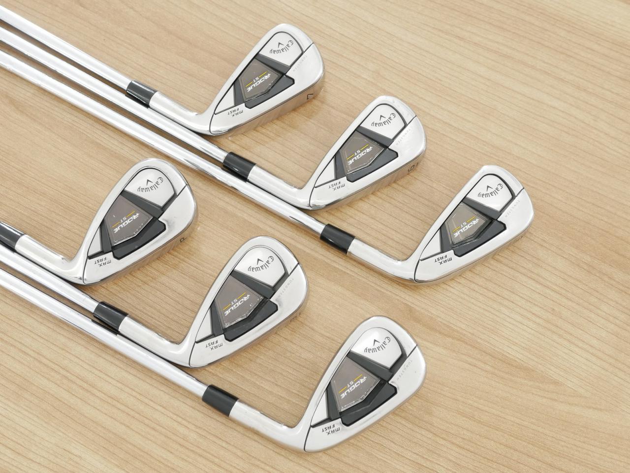Iron set : Callaway : ชุดเหล็ก Callaway Rogue ST Max Fast (ออกปี 2022 ตีง่ายที่สุด ไกลสุดของ Callaway) มีเหล็ก 5-Pw (6 ชิ้น) ก้านเหล็ก NS Pro Modus 105 Flex S