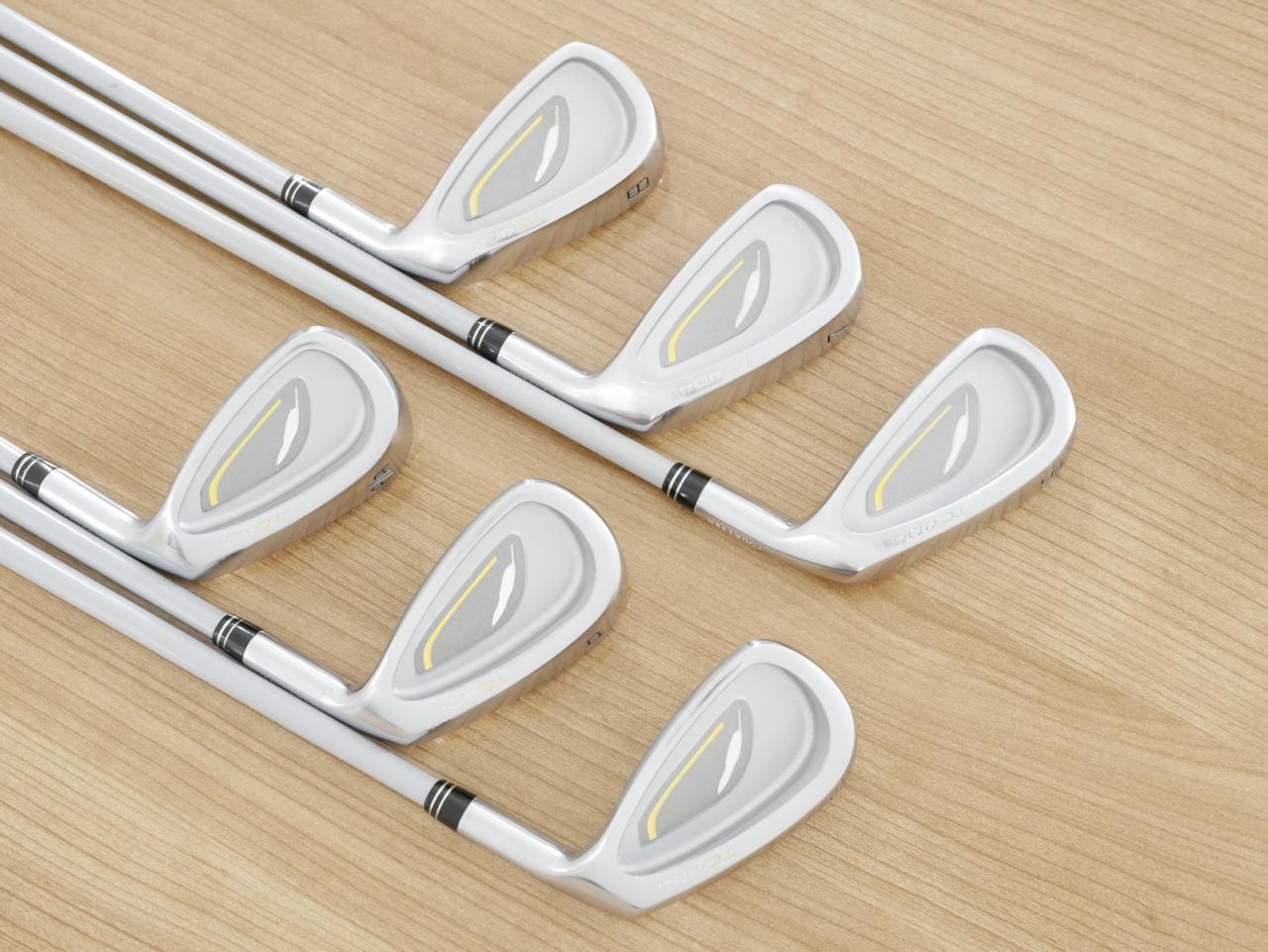 Iron set : Fourteen : ชุดเหล็ก Fourteen TC404 (ปี 2018 ใบใหญ่ ตีไกลมาก เหล็ก 7 Loft 28) มีเหล็ก 6-Pw,Aw (6 ชิ้น) ก้านกราไฟต์ Flex R