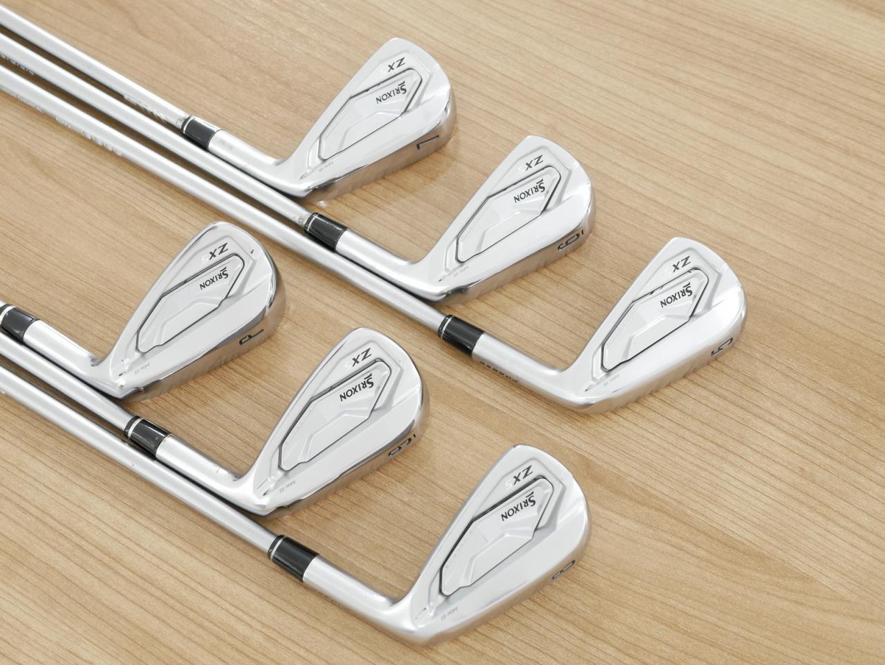 Iron set : Other Brand : ชุดเหล็ก Srixon ZX5 MK II Forged (ออกปี 2023) มีเหล็ก 5-Pw (6 ชิ้น) ก้านกราไฟต์ Mitsubishi Diamana ZX-II 60 Flex R