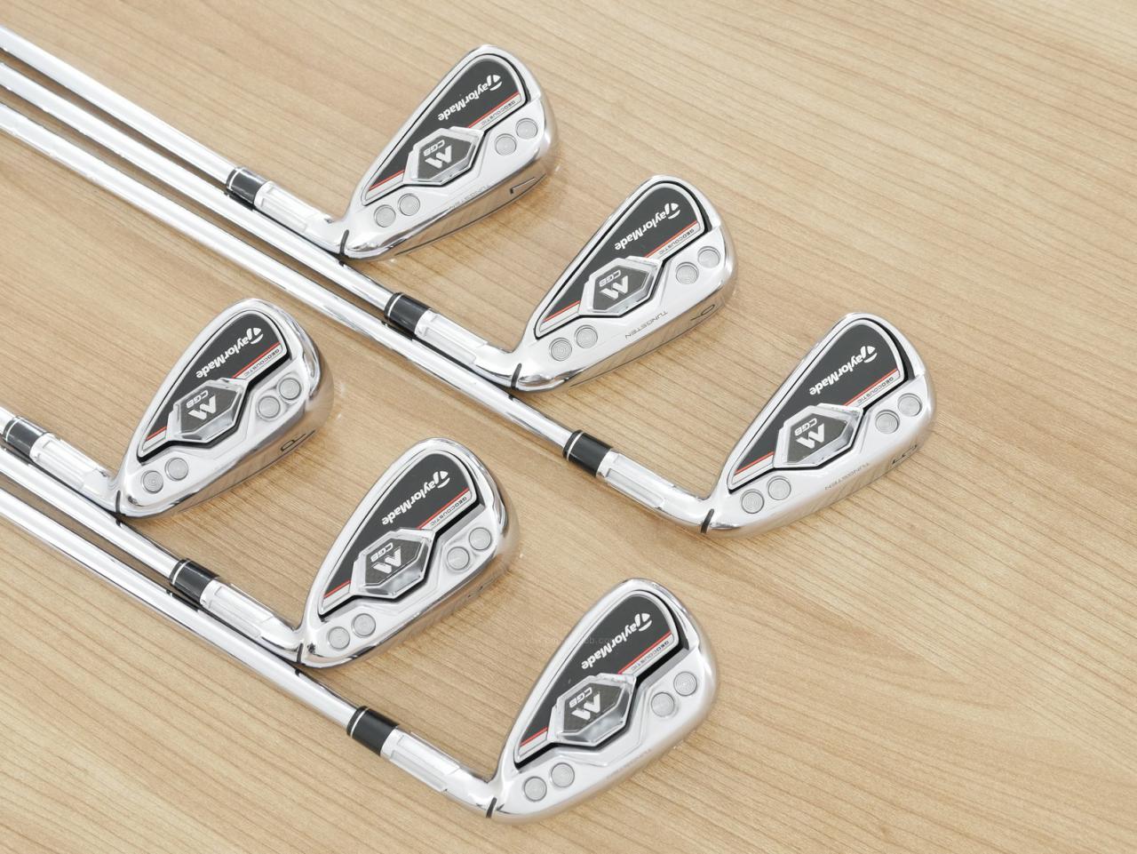 Iron set : Taylormade : ชุดเหล็ก Taylormade M CGB (หน้าเด้ง ตีไกลสุดๆ ง่ายมากๆ) มีเหล็ก 5-Pw (6 ชิ้น) ก้านเหล็ก NS Pro 840 Flex S