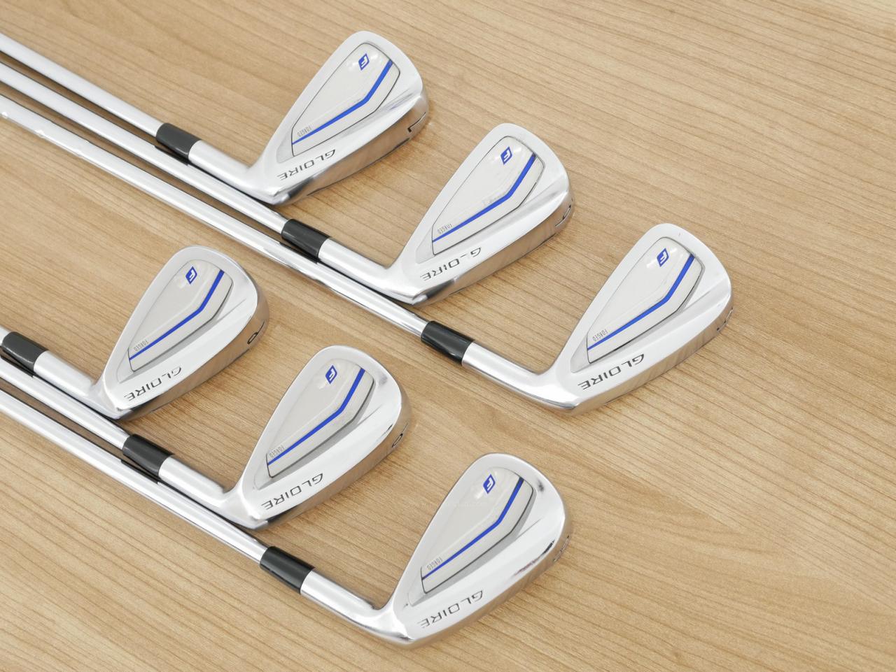 Iron set : Taylormade : ชุดเหล็ก Taylormade Gloire F2 Forged (รุ่นท๊อปสุด Japan Spec. ออกปี 2017) มีเหล็ก 5-Pw (6 ชิ้น) ก้านเหล็ก NS Pro Modus 105 Flex S