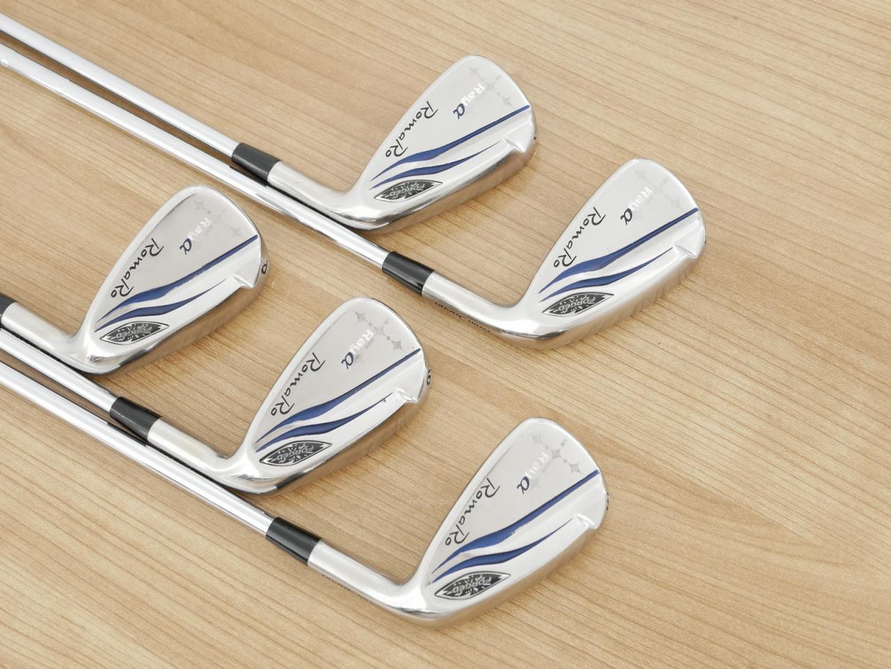 Iron set : Romaro : ชุดเหล็ก Romaro Ray Alpha Forged (ปี 2021 ใบใหญ่ ตีไกลกว่าปกติมาก) มีเหล็ก 6-Pw (5 ชิ้น) ก้านเหล็ก NS Pro 880 AMC Flex S