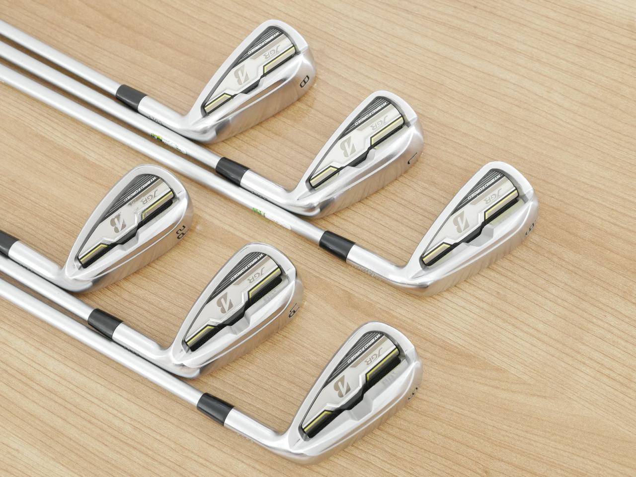 Iron set : Bridgestone : ชุดเหล็ก Bridgestone JGR Hybrid Forged (ตีไกลกว่าตัวอื่น 2 เบอร์) มีเหล็ก 6-P1,P2 (6 ชิ้น) ก้านกราไฟต์ Fujikura Air Speeder (R)
