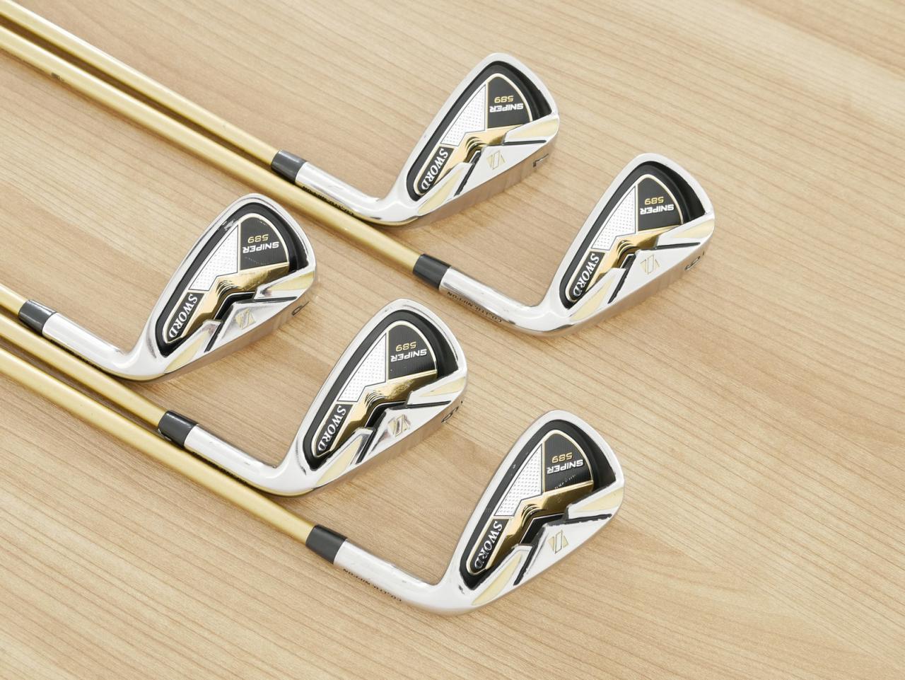 Iron set : Katana : ชุดเหล็ก Katana Sword Sniper 589 (หน้าเด้ง) มีเหล็ก 6-Pw (5 ชิ้น) ก้านกราไฟต์ Speeder 589 Flex R