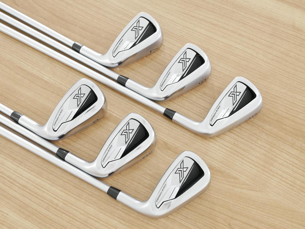 Iron set : XXIO : ชุดเหล็ก XXIO X Face Forged (รุ่นล่าสุด ปี 2024) มีเหล็ก 5-Pw (6 ชิ้น) ก้านกราไฟต์ Fujikura MCI 70 Flex R