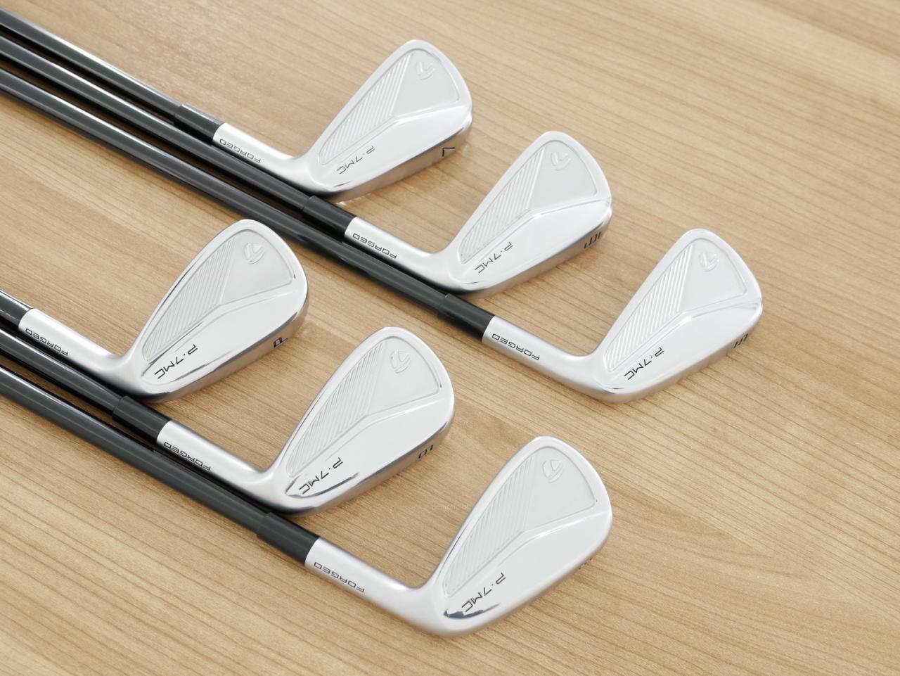 Iron set : Taylormade : ชุดเหล็ก Taylormade P7MC Forged (ซีรี่ย์ท้อปสุด ออกปี 2023) มีเหล็ก 5-Pw (6 ชิ้น) ก้านกราไฟต์ Mitsubishi Diamana Thump i95 Flex S