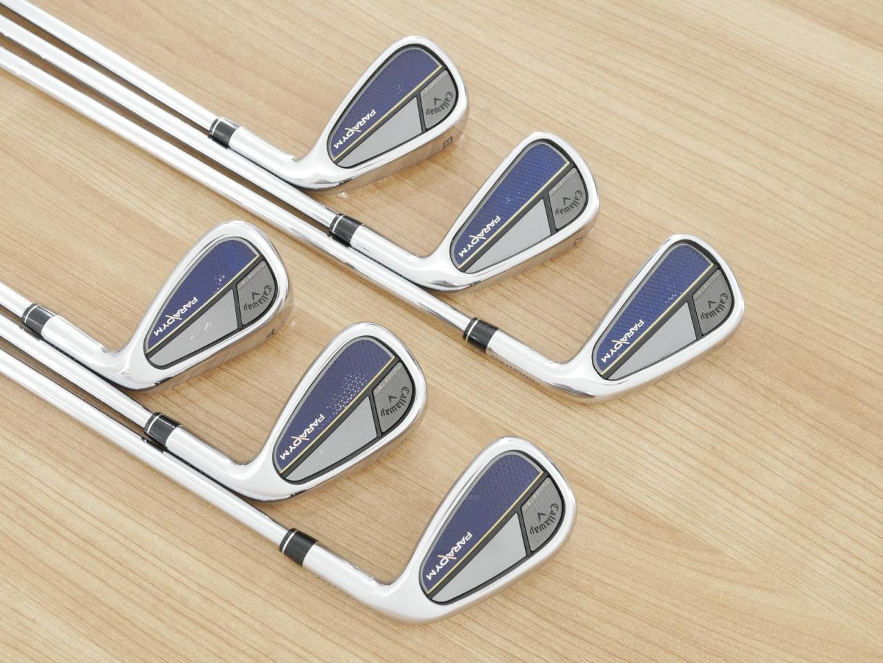 Iron set : Callaway : ชุดเหล็ก Callaway Paradym (ออกปี 2023 Japan Spec.) มีเหล็ก 6-Pw,Aw (6 ชิ้น) ก้านเหล็ก NS Pro ZELOS 7 Flex S