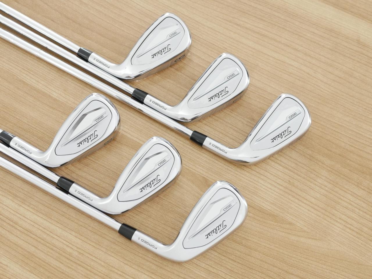 Iron set : Titleist : ชุดเหล็ก Titleist T350 Forged (รุ่นใหม่ล่าสุด ออกปี 2023) มีเหล็ก 6-Pw,48 (6 ชิ้น) ก้านเหล็ก NS Pro 880 AMC Flex S