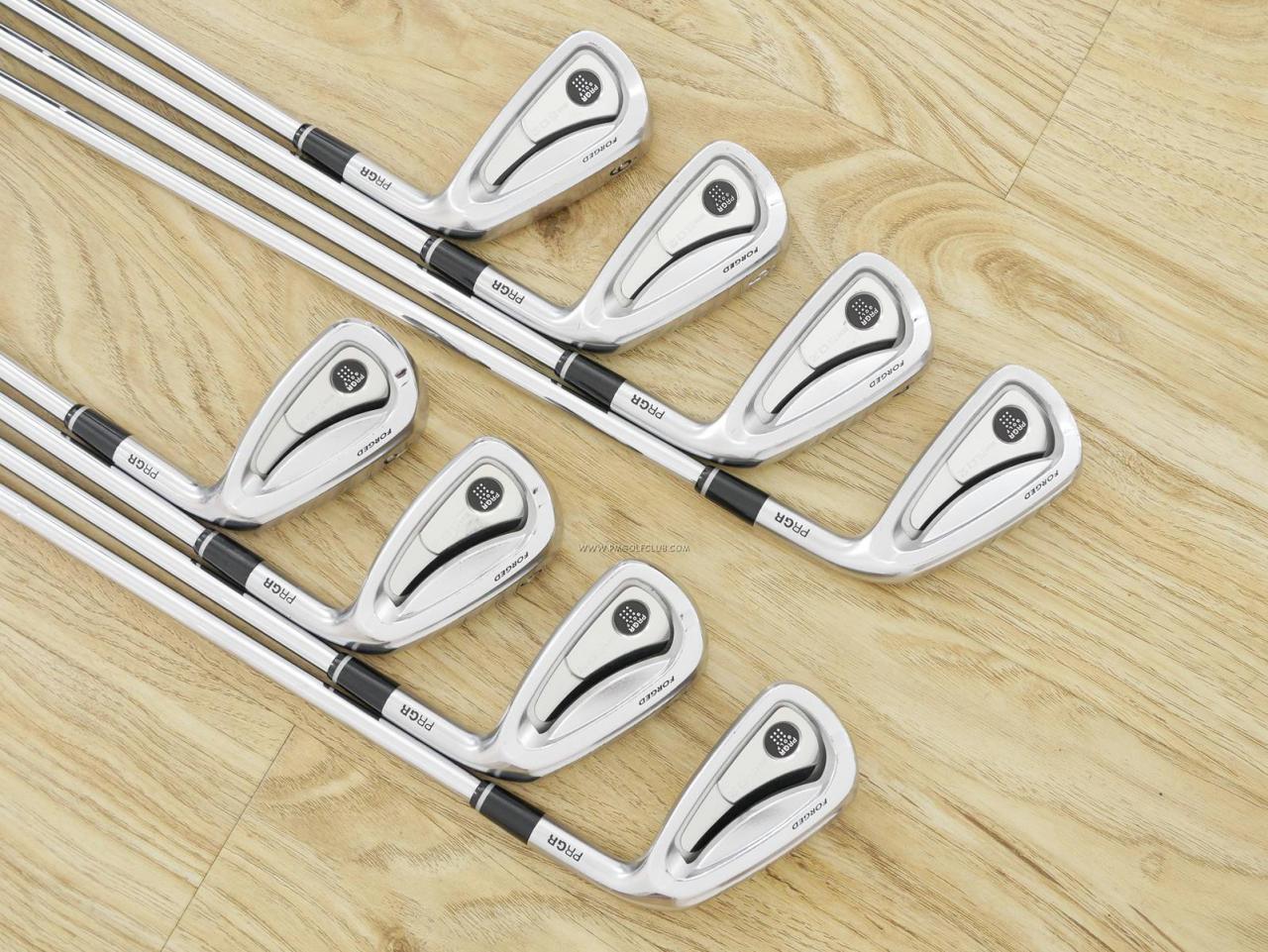 Iron set : PRGR : ชุดเหล็ก PRGR GN502 Forged มีเหล็ก 3-Pw (8 ชิ้น) ก้านเหล็ก PRGR 100 M-43 Flex S