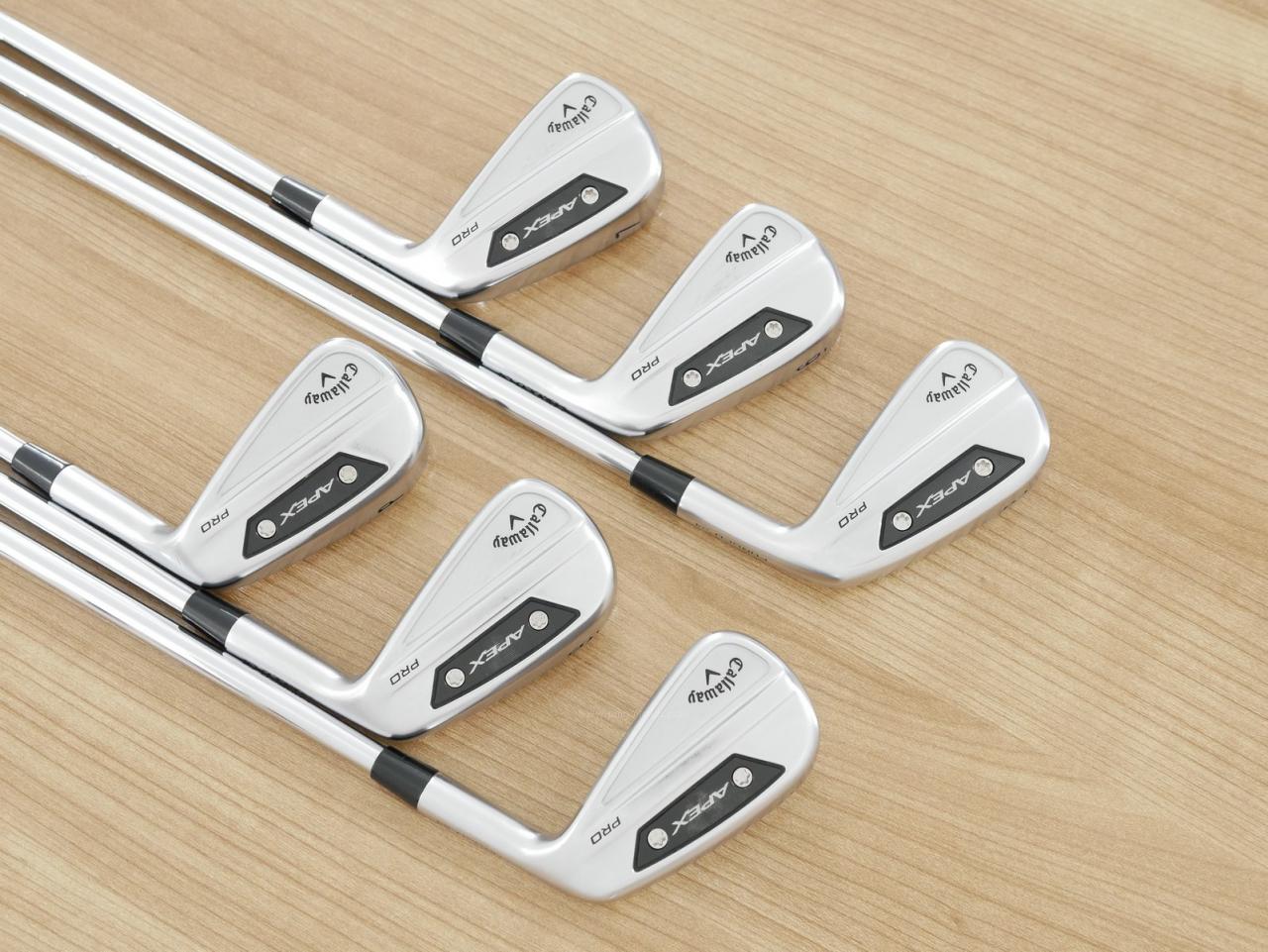Iron set : Callaway : ชุดเหล็ก Callaway APEX Pro Forged (ออกปี 2024) มีเหล็ก 5-Pw (6 ชิ้น) ก้านเหล็ก Dynamic Gold S200
