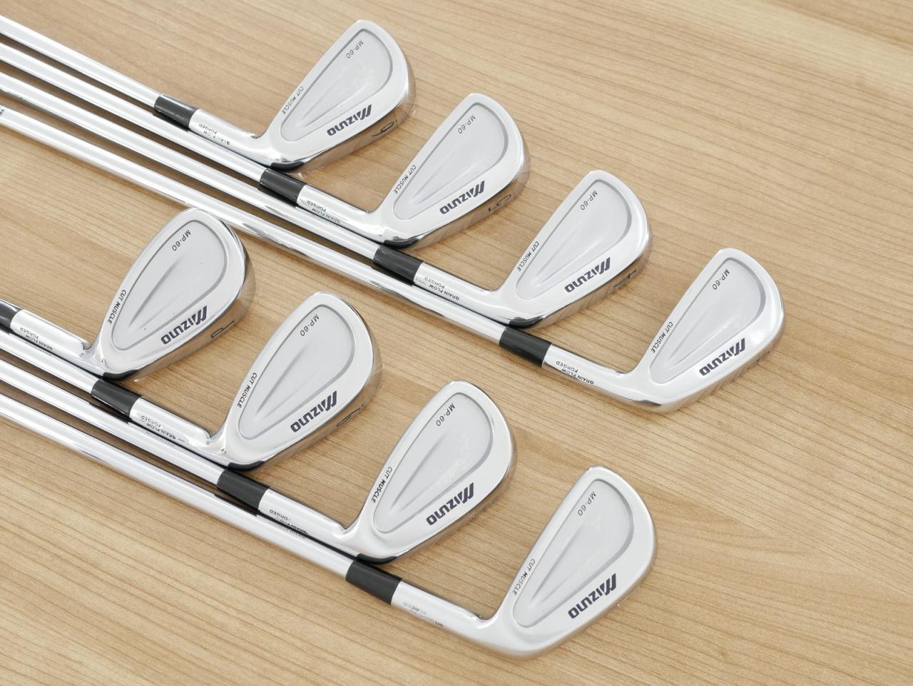 Iron set : Mizuno : ชุดเหล็ก Mizuno MP-60 Forged มีเหล็ก 3-Pw (8 ชิ้น) ก้านเหล็ก Dynamic Gold R300