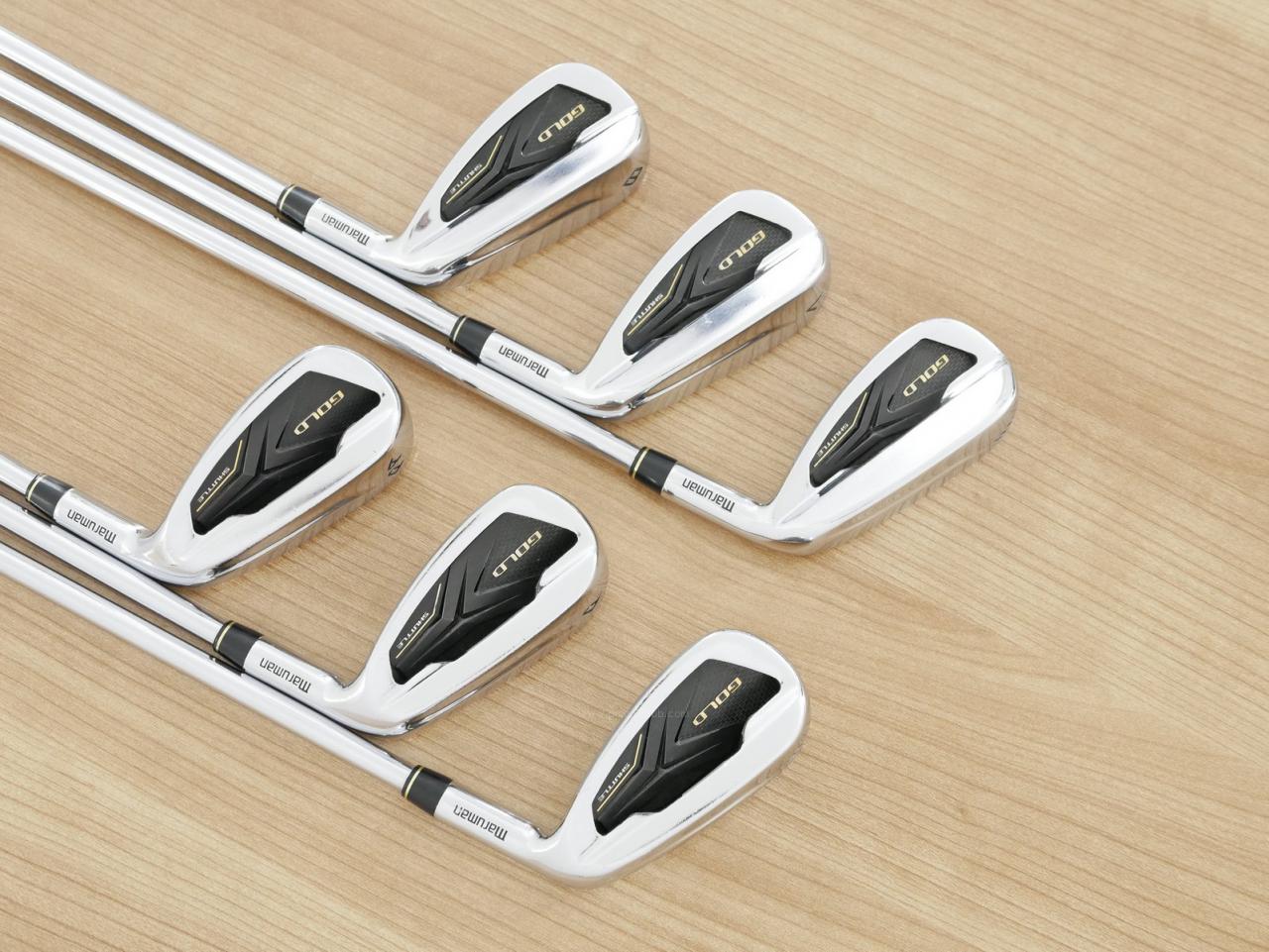 Iron set : Maruman : ชุดเหล็ก Maruman Shuttle Gold (ออกปี 2019 ตีง่าย ไกลสุดๆๆๆๆ) มีเหล็ก 6-Pw,Pa (6 ชิ้น) ก้านเหล็ก NS Pro Zelos 7 Flex R