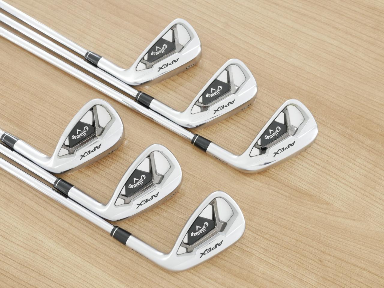 Iron set : Callaway : ชุดเหล็ก Callaway APEX Forged (รุ่นปี 2022) มีเหล็ก 5-Pw (6 ชิ้น) ก้านเหล็ก NS Pro ZELOS 8 Flex S