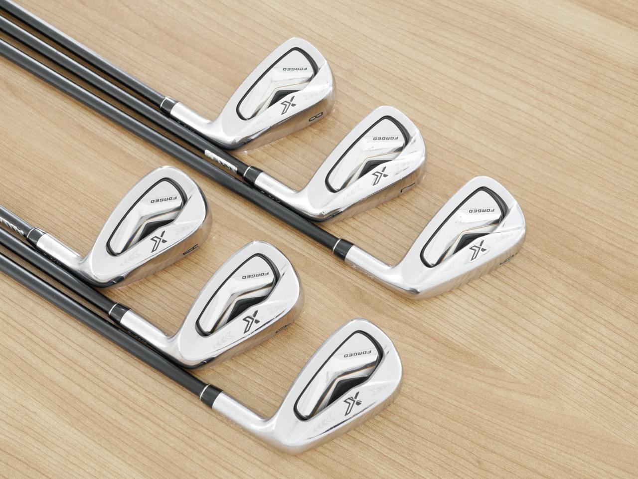 Iron set : XXIO : ชุดเหล็ก XXIO X Forged (รุ่นปี 2021) มีเหล็ก 6-Pw,Aw (6 ชิ้น) ก้านกราไฟต์ Miyazaki AX-1 Flex S