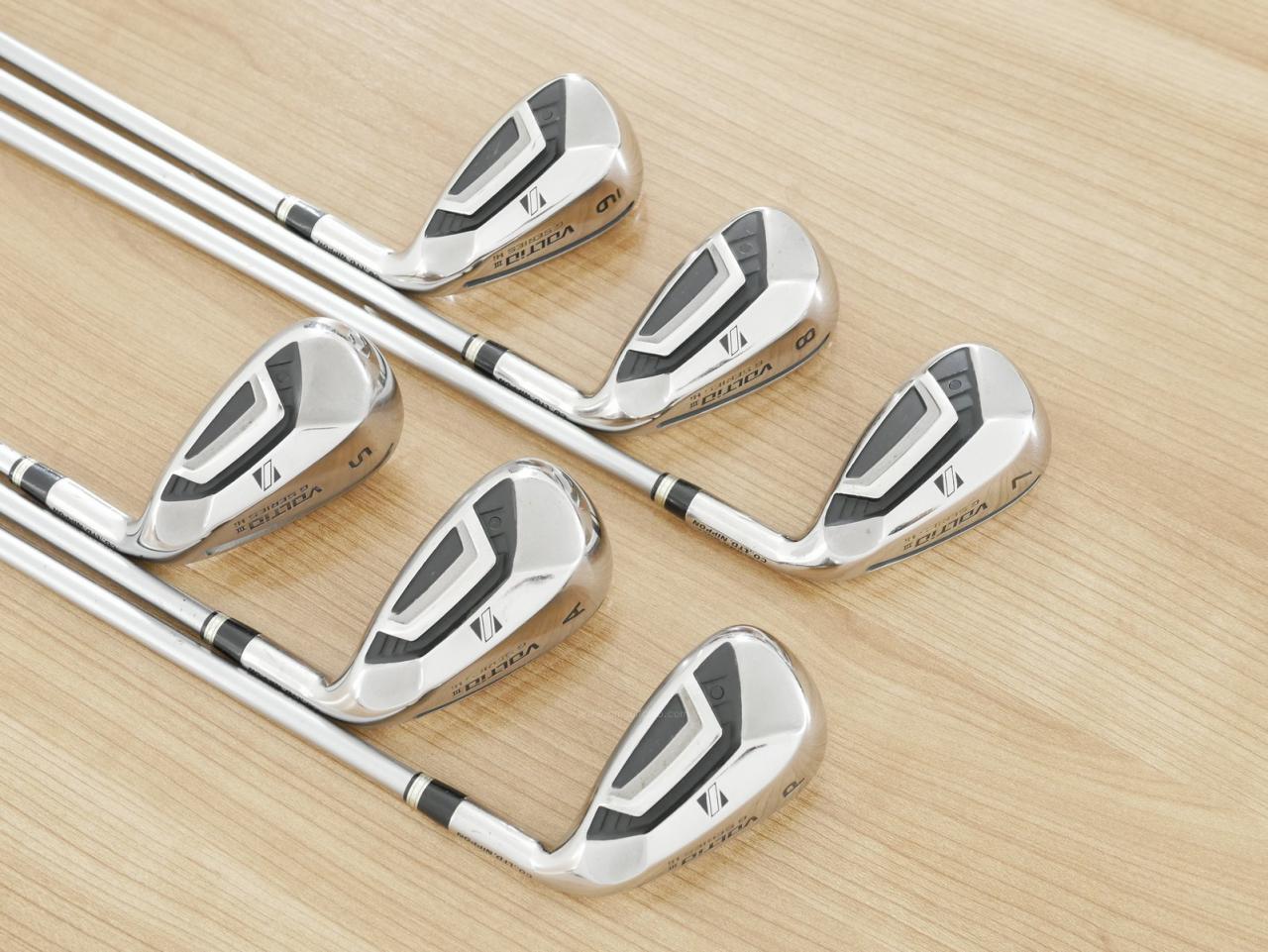 Iron set : Katana : ชุดเหล็กกระเทย Katana Voltio III G Series Hi (ตีง่าย ไกลมาก) มีเหล็ก 7-Pw,Aw,Sw (6 ชิ้น ระยะเทียบเท่า เหล็ก 6-Pw,Sw) ก้าน Tour AD VS-5 Flex R