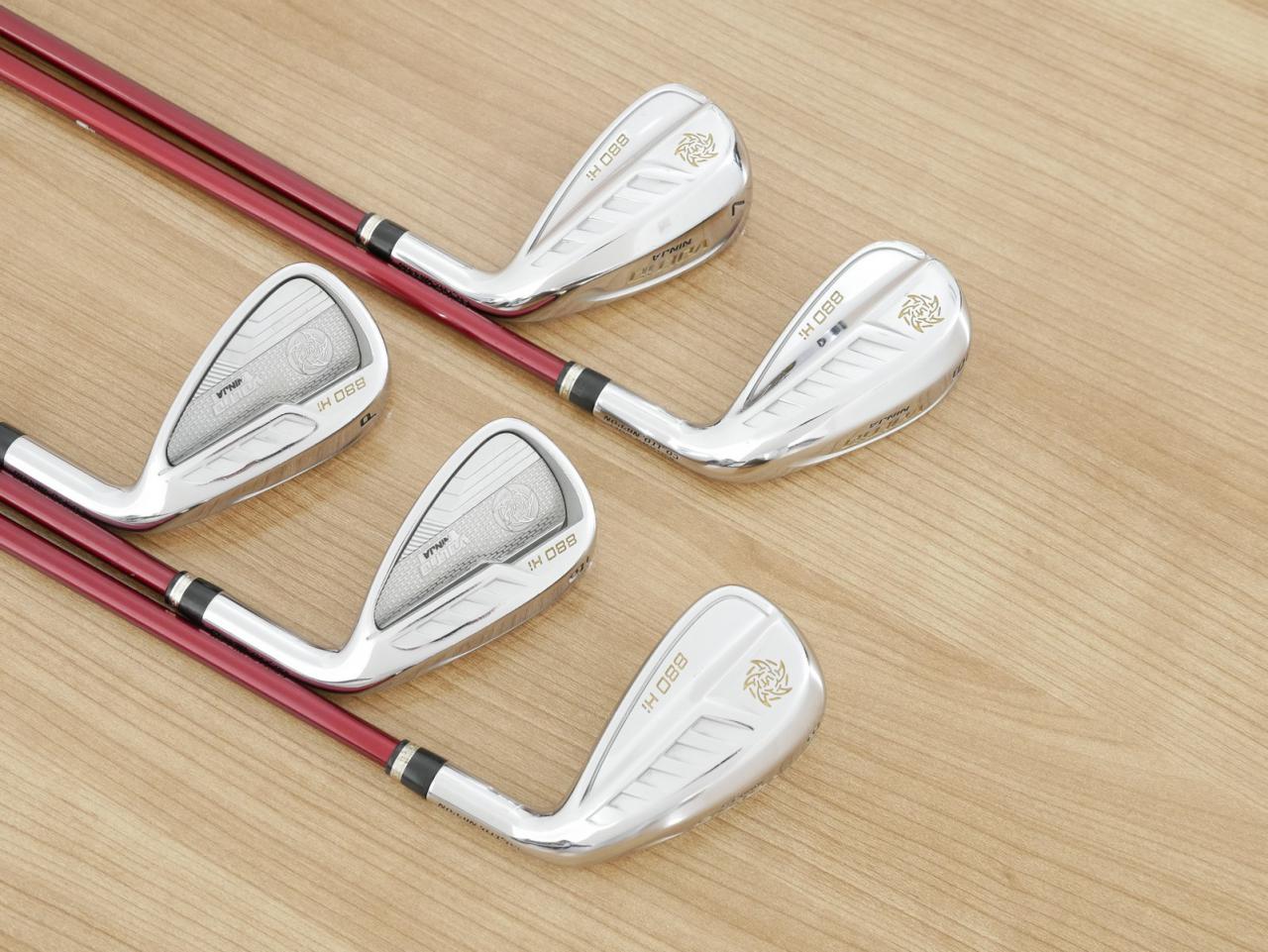 Iron set : Katana : ชุดเหล็ก Katana Voltio NINJA 880Hi Silver (รุ่นท็อปสุด ออกปี 2018 ตีง่าย ไกล สวยมากๆ) มีเหล็ก 6-Pw (5 ชิ้น) ก้านกราไฟต์ Fujikura Speeder 361 Flex R