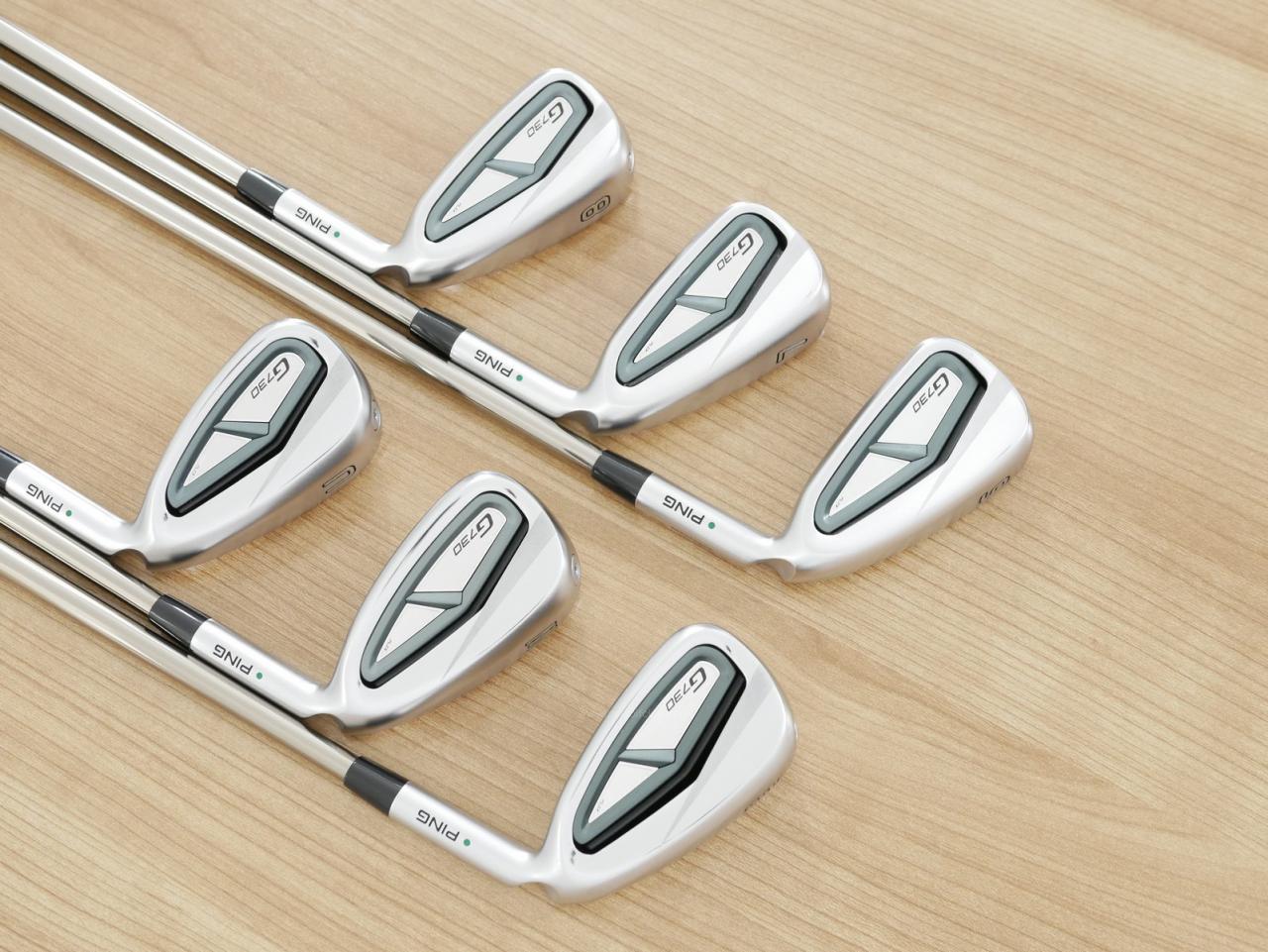 Iron set : Ping : ชุดเหล็ก Ping G730 (รุ่นล่าสุด ปี 2024 Japan Spec. ใบใหญ่ ง่ายที่สุด ไกลที่สุดของ Ping) มีเหล็ก 6-Pw,Aw (6 ชิ้น) ก้านกราไฟต์ Ping Tour 2.0 85 Flex S