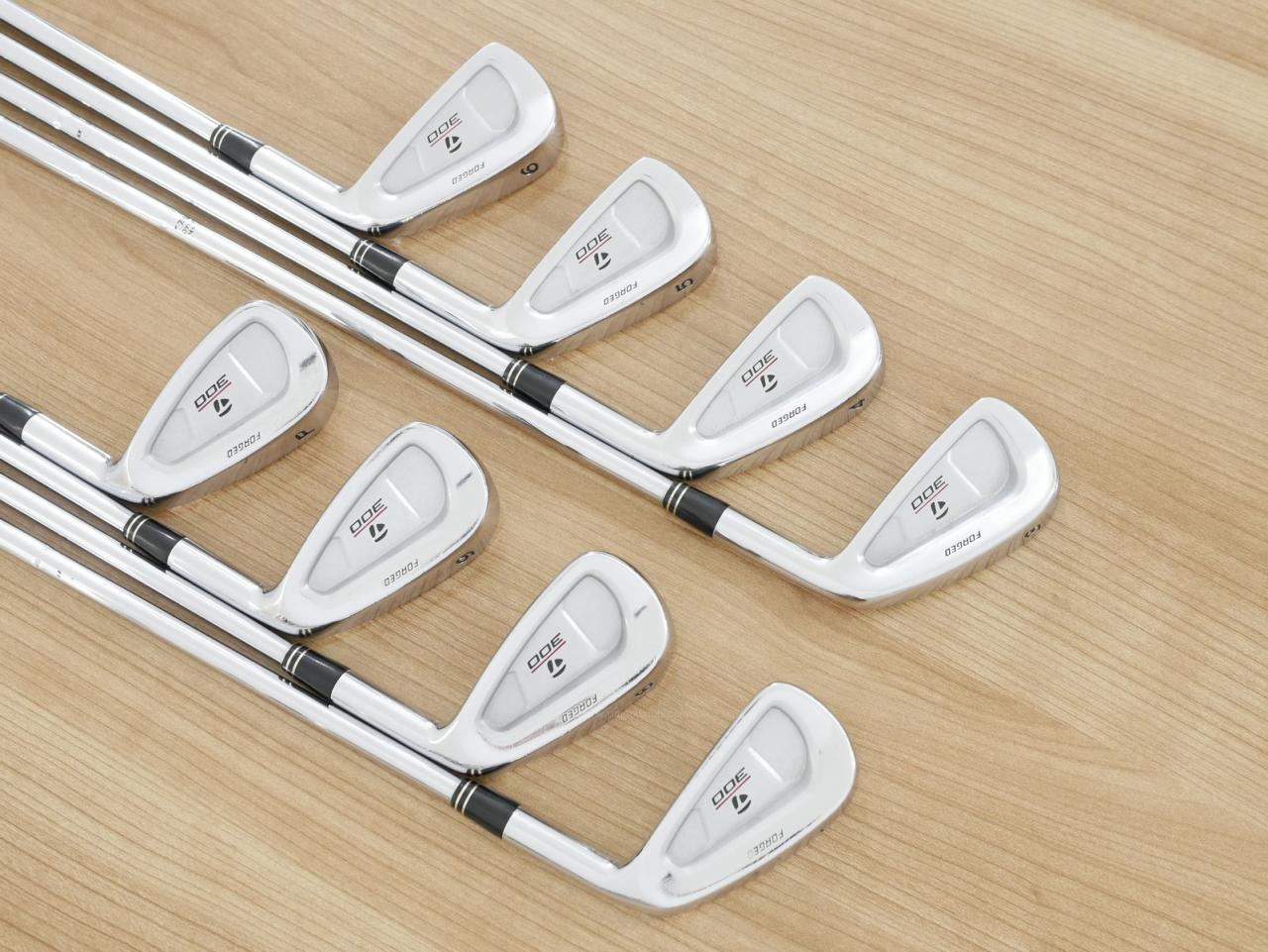 Iron set : Taylormade : ชุดเหล็ก Taylormade 300 Forged (นุ่มมากๆ) มีเหล็ก 3-Pw (8 ชิ้น) ก้านเหล็ก Dynamic Gold S300
