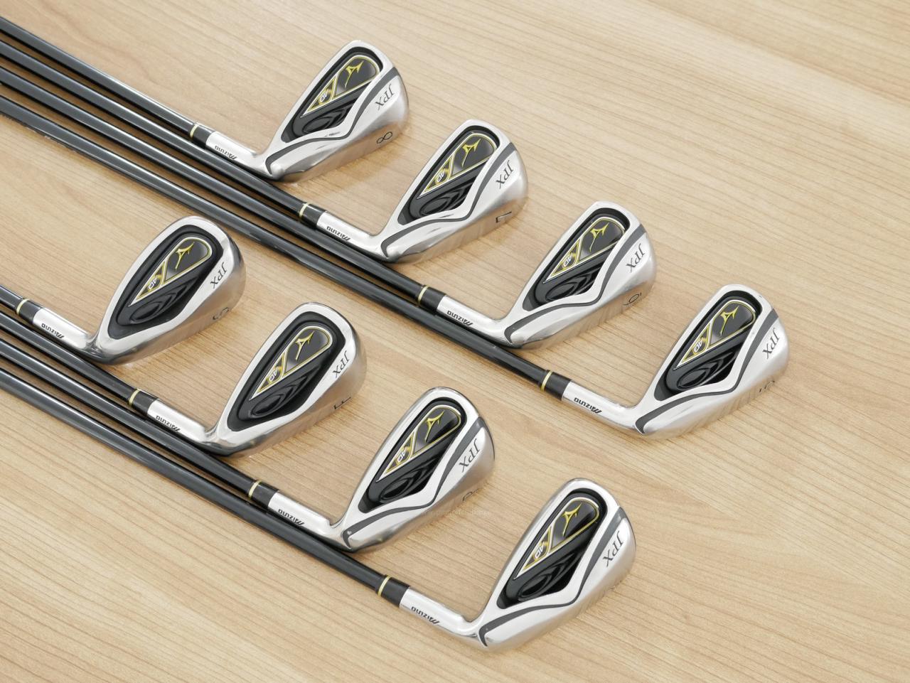 Iron set : Mizuno : ชุดเหล็ก Mizuno JPX AD มีเหล็ก 5-Pw,Aw,Sw (8 ชิ้น) ก้านกราไฟต์ Flex R