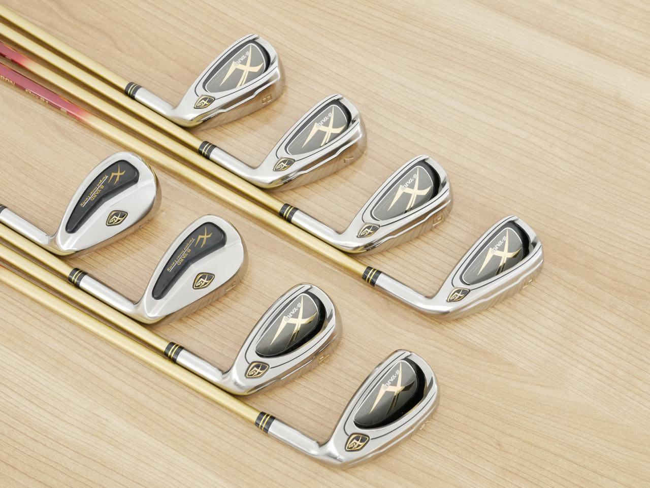 Iron set : Other Brand : ชุดเหล็ก S-Yard X-Lite (เหมาะกับซีเนียร์) มีเหล็ก 5-Pw,Aw,Sw (8 ชิ้น) ก้านกราไฟต์ Flex R1