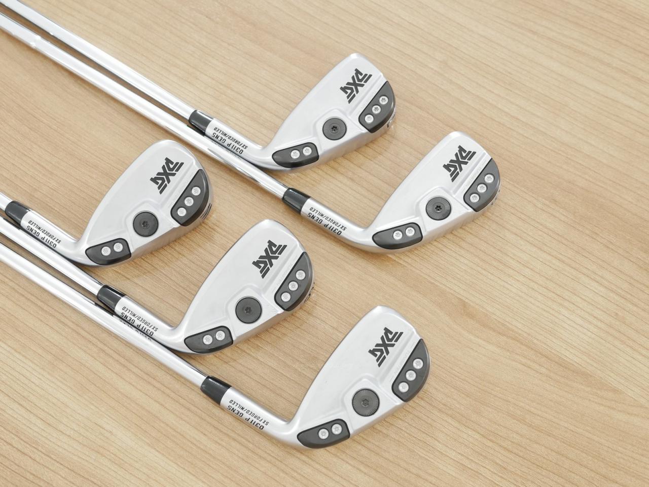 Iron set : PXG : ชุดเหล็ก PXG 0311P GEN 5 Forged Milled (ออกปี 2022 ตีไกล สวย ฟิลดี) มีเหล็ก 6-Pw (5 ชิ้น) ก้านเหล็ก Dynamic Gold EX Weight Lock Tour Issue S200