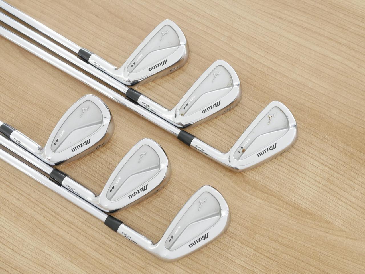 Iron set : Mizuno : ชุดเหล็ก Mizuno MP-64 (Forged) มีเหล็ก 5-Pw (6 ชิ้น) ก้านเหล็ก KBS Tour C-Taper 95 Flex R