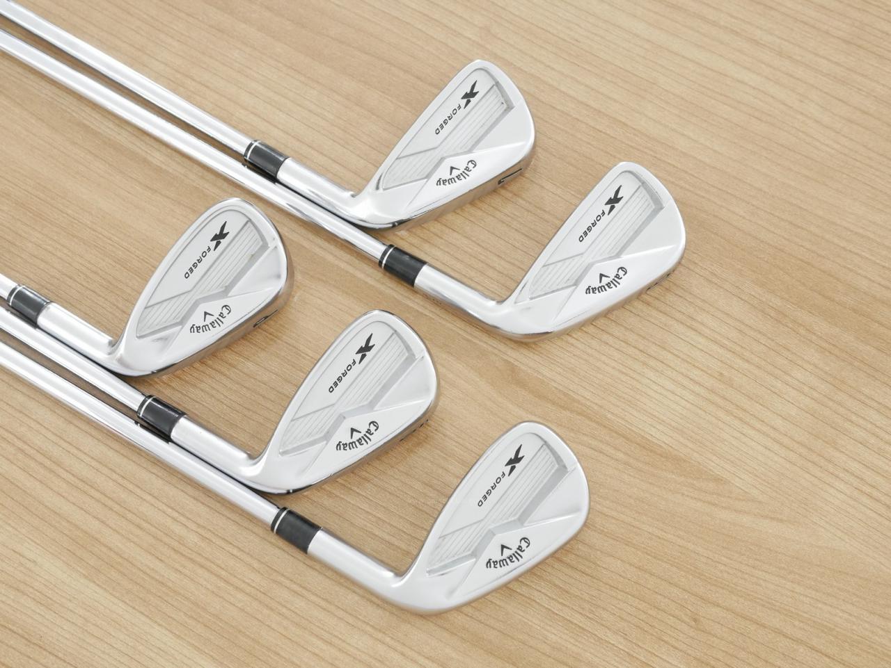 Iron set : Callaway : ชุดเหล็ก Callaway X Forged (ปี 2019) มีเหล็ก 6-Pw (5 ชิ้น) ก้านเหล็ก NS Pro Zelos 7 Flex R