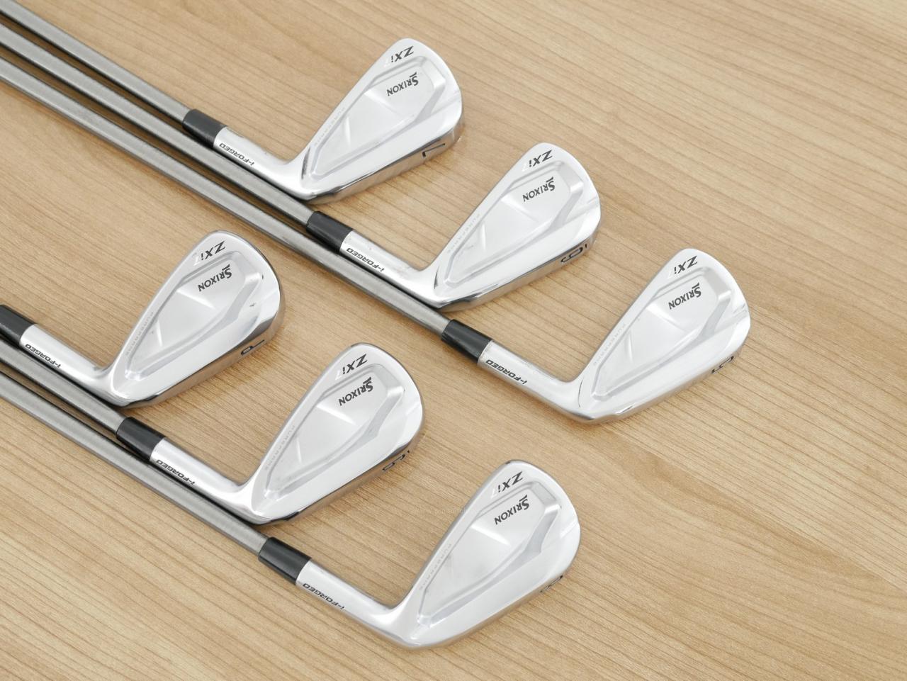 Iron set : Other Brand : ชุดเหล็ก Srixon ZXi7 i-Forged (ออกปี 2024) มีเหล็ก 5-Pw (6 ชิ้น) ก้าน Steelfiber FC80 Flex R