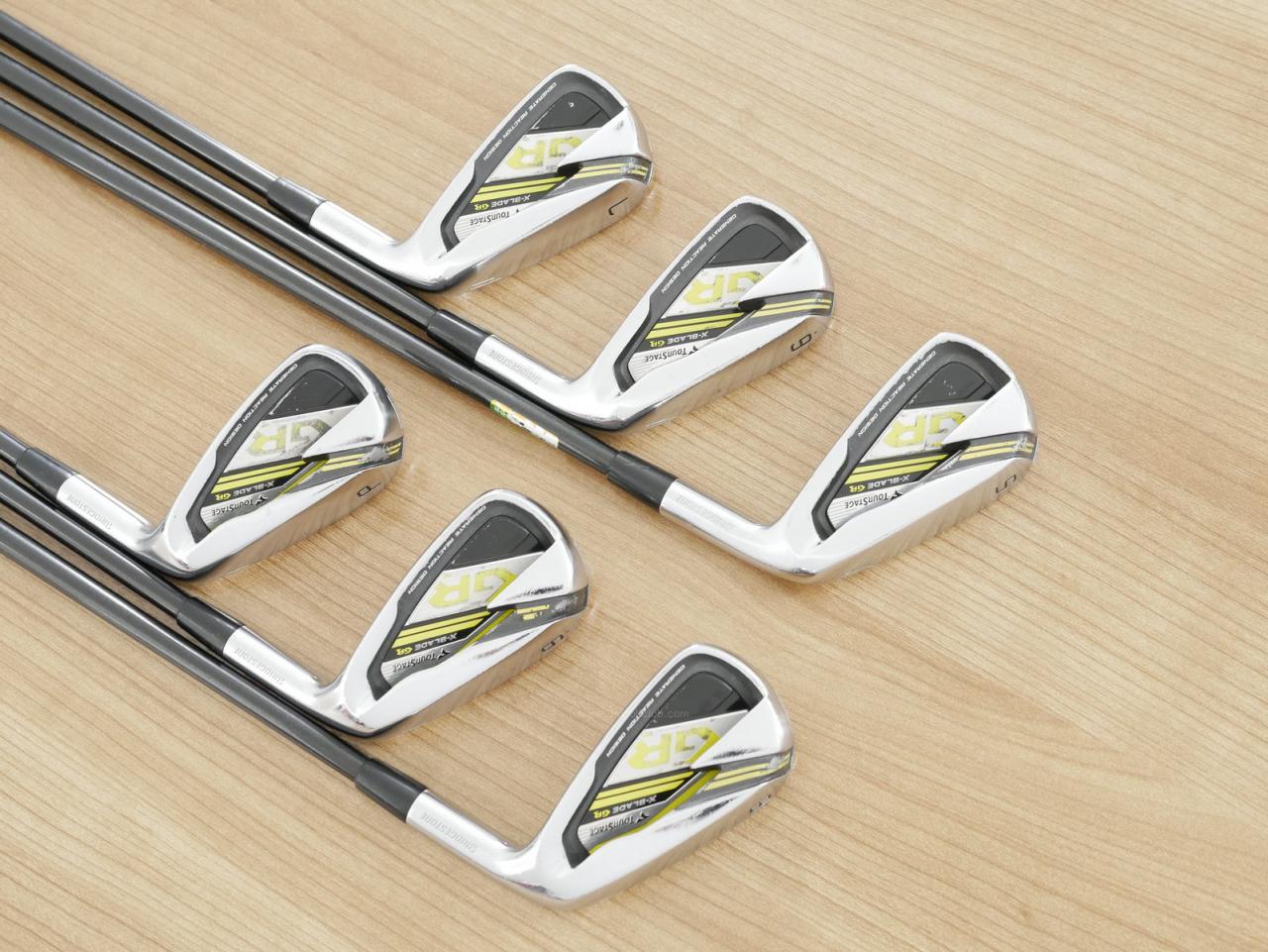Iron set : Tourstage : ชุดเหล็ก Tourstage X-Blade GR (ใบใหญ่ ตีง่าย) มีเหล็ก 5-Pw (6 ชิ้น) ก้านกราไฟต์ Tour AD B14-03i Flex S