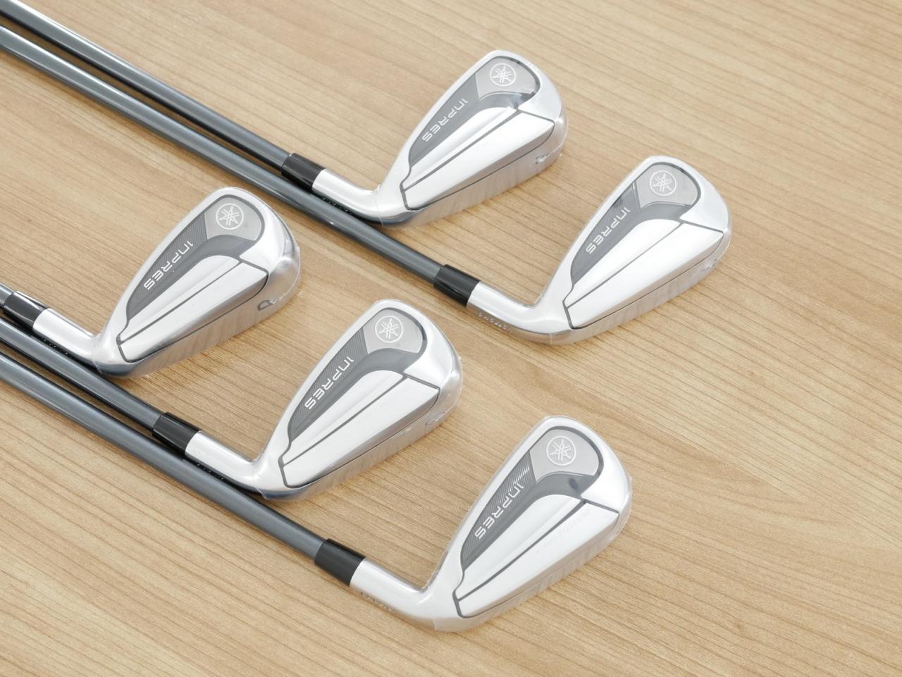 Iron set : Yamaha : **ของใหม่ ยังไม่แกะพลาสติก** ชุดเหล็ก Yamaha Inpres DriveStar Type D (รุ่นล่าสุด ปี 2025 ตีไกลที่สุด ไกลกว่าเหล็กทั่วไป 2 เบอร์ หน้าเด้งมากๆ) มีเหล็ก 6-Pw (5 ชิ้น) ก้านกราไฟต์ Fujikura Speeder NX M-425i Flex SR