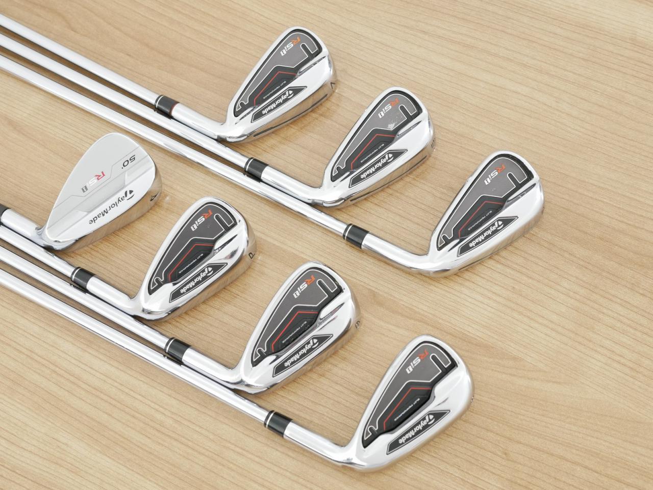 Iron set : Taylormade : ชุดเหล็ก Taylormade RSi 1 มีเหล็ก 5-Pw,Aw (7 ชิ้น) ก้านเหล็ก KBS C-Taper 90 Flex R