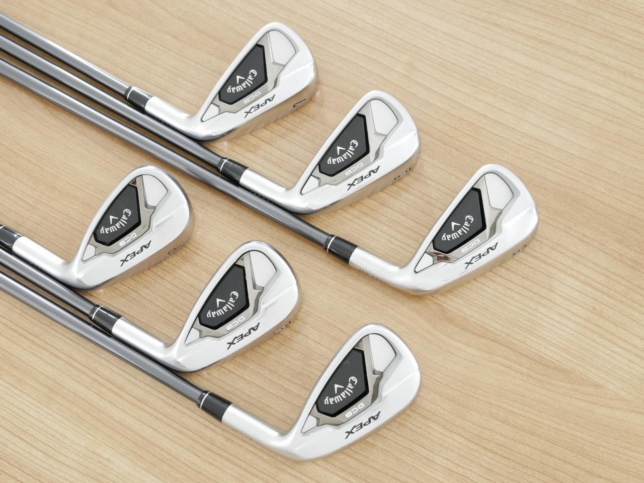 Iron set : Callaway : ชุดเหล็ก Callaway APEX DCB Forged (ปี 2022) มีเหล็ก 5-Pw (6 ชิ้น) ก้านกราไฟต์ Mitsubishi Diamana 55 Flex S