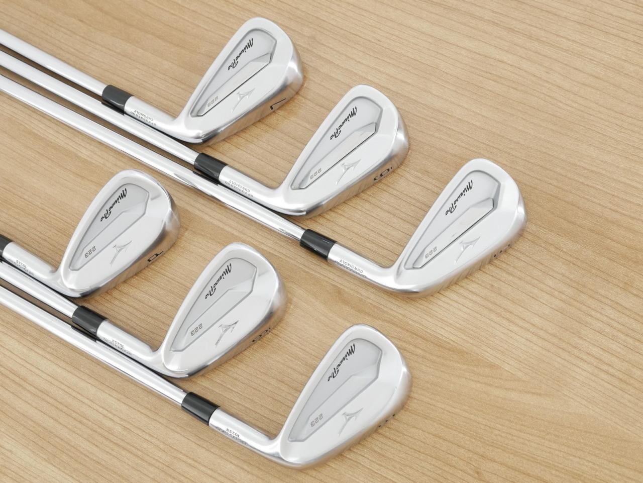 Iron set : Mizuno : ชุดเหล็ก Mizuno Pro 223 Forged (รุ่นปี 2023 นุ่มมาก แน่น คมมากๆ) มีเหล็ก 5-Pw (6 ชิ้น) ก้านเหล็ก Shimada NINE Flex S