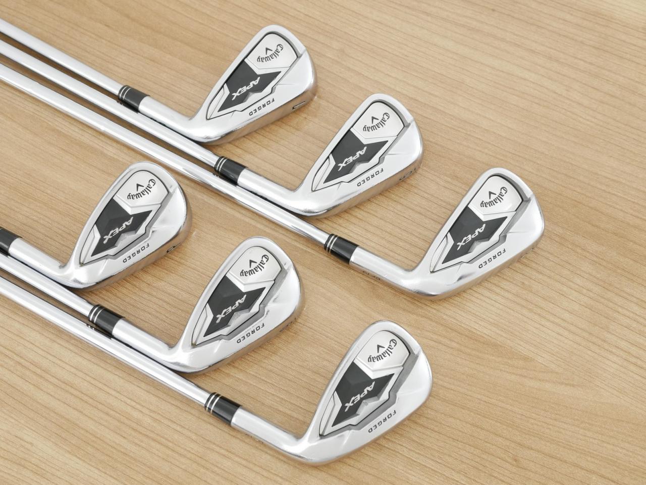 Iron set : Callaway : ชุดเหล็ก Callaway APEX Forged (ปี 2020) มีเหล็ก 5-Pw (6 ชิ้น) ก้านเหล็ก NS Pro 950 Flex S