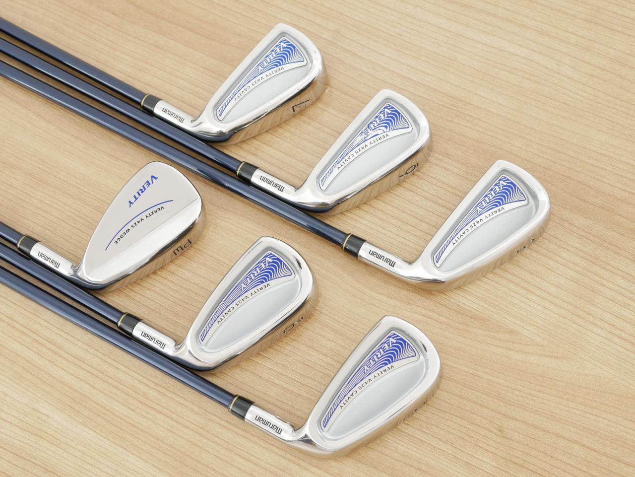 Iron set : Maruman : ชุดเหล็ก Maruman Verity V425 (ใบใหญ่ ตีง่าย) มีเหล็ก 5-Pw (6 ชิ้น) ก้านกราไฟต์ Flex R