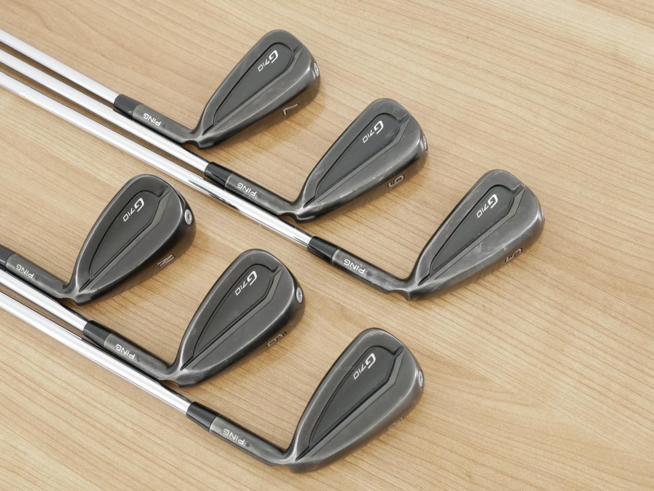 Iron set : Ping : ชุดเหล็ก Ping G710 (ปี 2021 Japan Spec. ใบใหญ่ ง่ายที่สุด ไกลที่สุดของ Ping) มีเหล็ก 5-Pw (6 ชิ้น) ก้านเหล็ก NS Pro 950 NEO Flex R